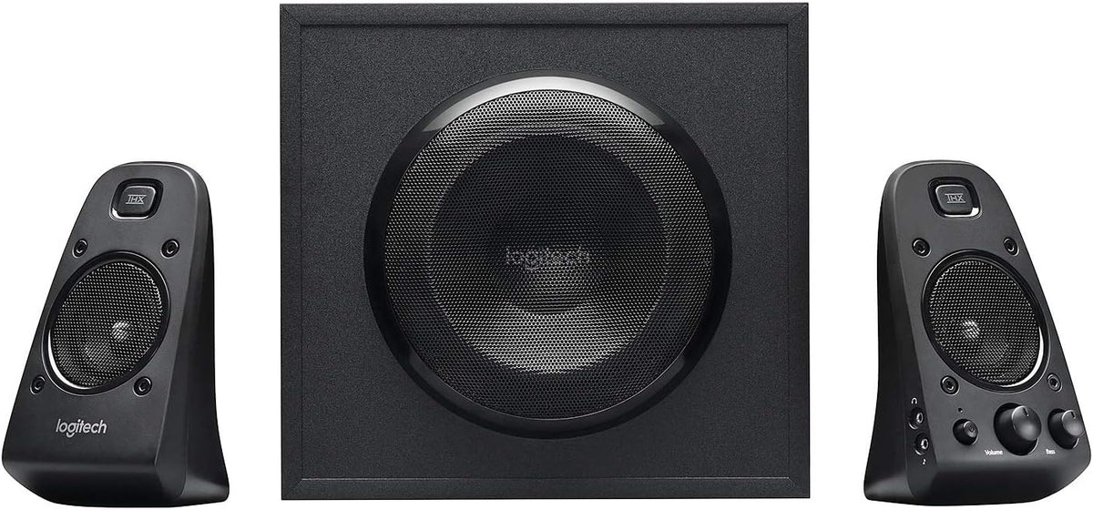 Logitech Z623 Lautsprecher-System mit Subwoofer, Satter Bass, 400 Watt Spitzenleistung